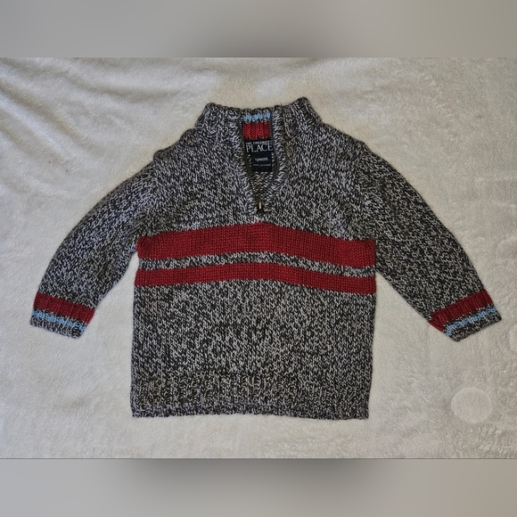 The Childrens Place Half Zip Sweater - Picture 1 of 3